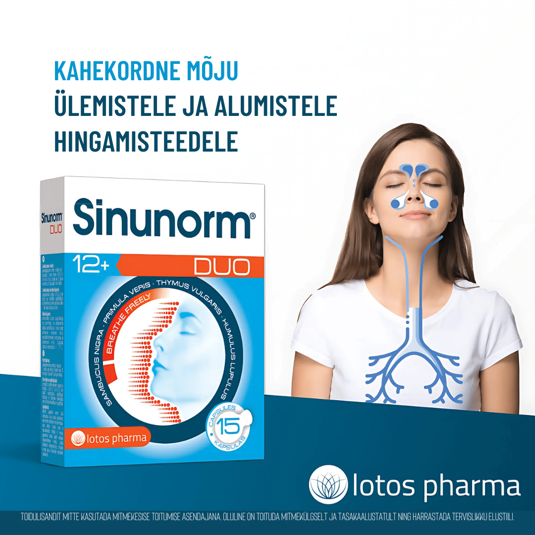 Sinunorm Duo-hingamisteedele