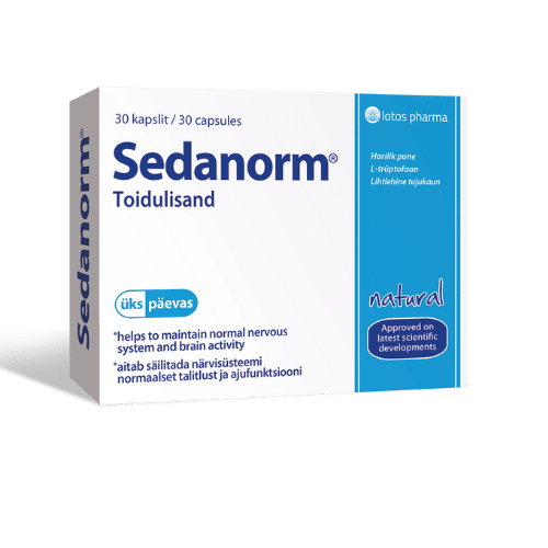 Sedanorm kapslid närvisüsteemi toetuseks